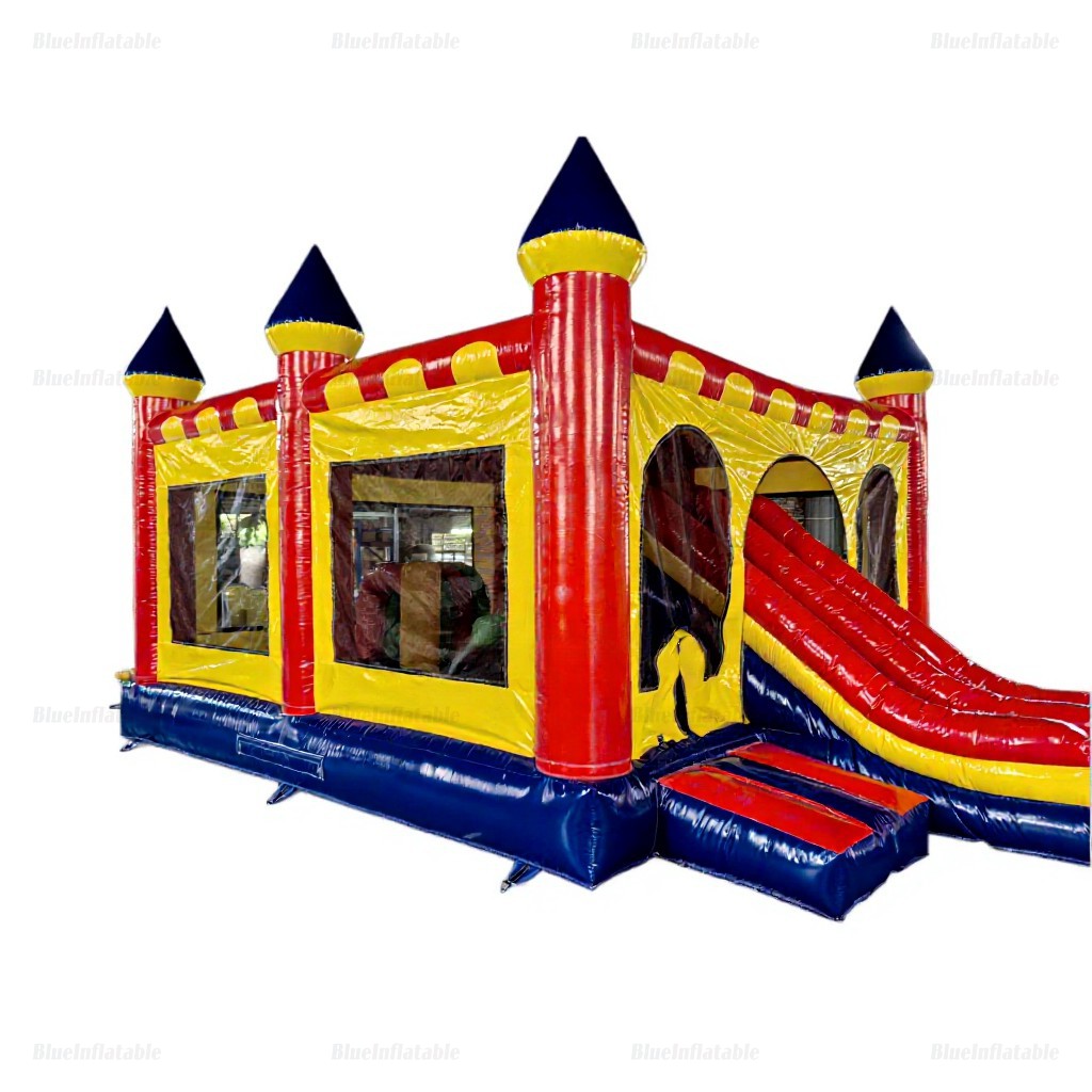 Commercial Inflatable Bounce House with Slide Combo - Image 3