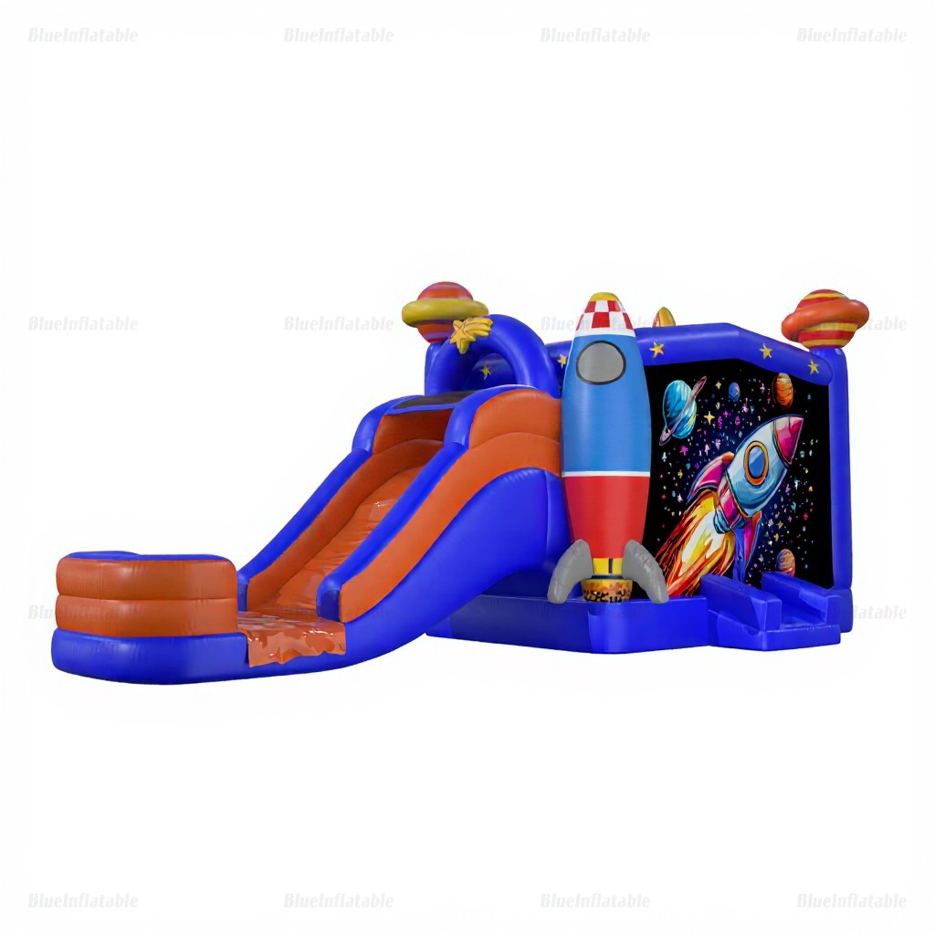 Commercial Inflatable Bounce House & Water Slide Combo