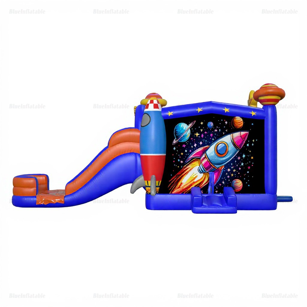 Commercial Inflatable Bounce House & Water Slide Combo - Image 4