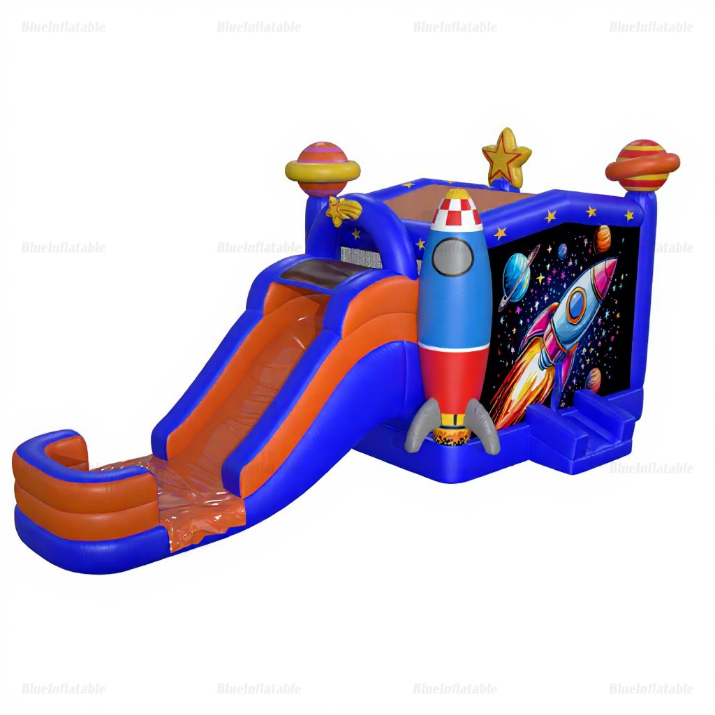 Commercial Inflatable Bounce House & Water Slide Combo - Image 6