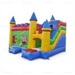 Custom Logo Inflatable Castle Slide Bounce House