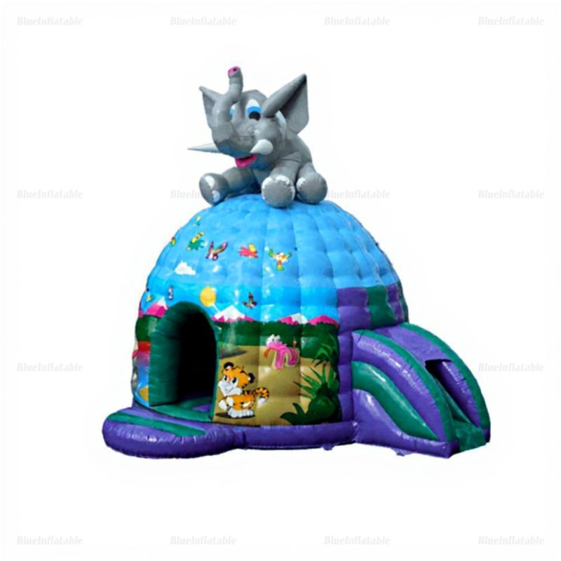 Jungle Bounce House Inflatable Water Slide for Kids