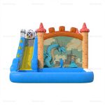 Dragon Castle Inflatable Bounce House & Slide Pool Combo