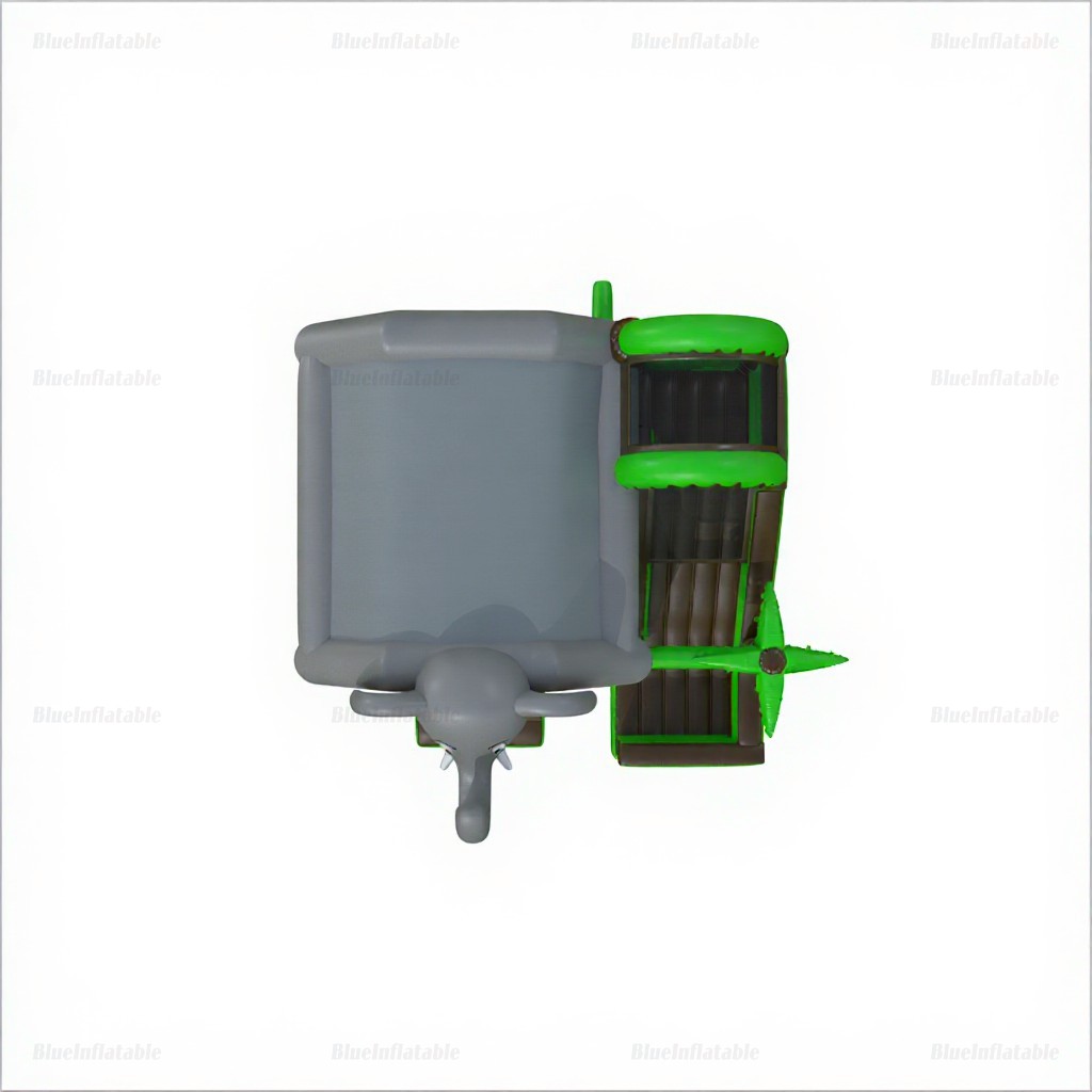 Elephant Jungle Inflatable Bounce House & Slide Combo - Image 3