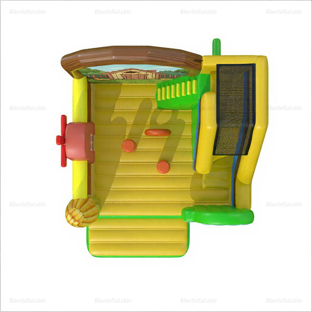 Farmyard Inflatable Bounce House & Slide Combo - Image 6