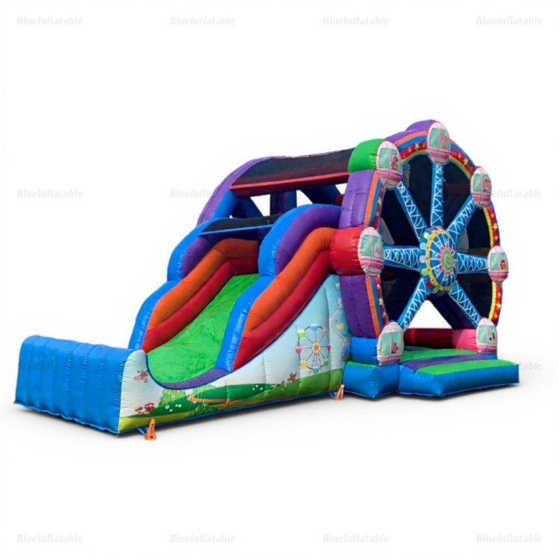 Ferris Wheel Inflatable Bounce House & Slide Combo