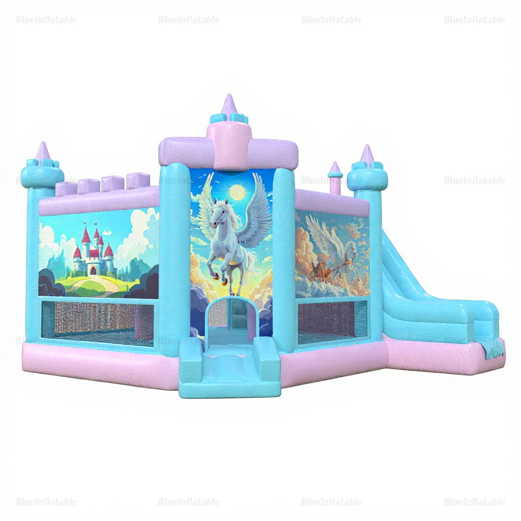 Pegasus Inflatable Bounce House & Water Slide Combo - Image 3