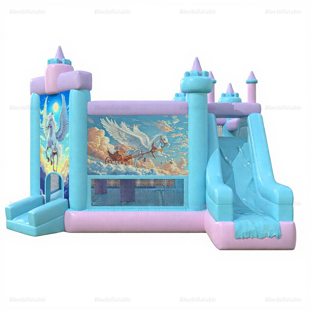 Pegasus Inflatable Bounce House & Water Slide Combo - Image 5