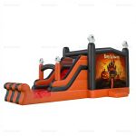 Halloween Haunted House Inflatable Slide & Bounce Combo