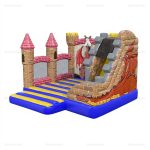 Medieval Dragon Castle Inflatable Slide & Bounce House Rental