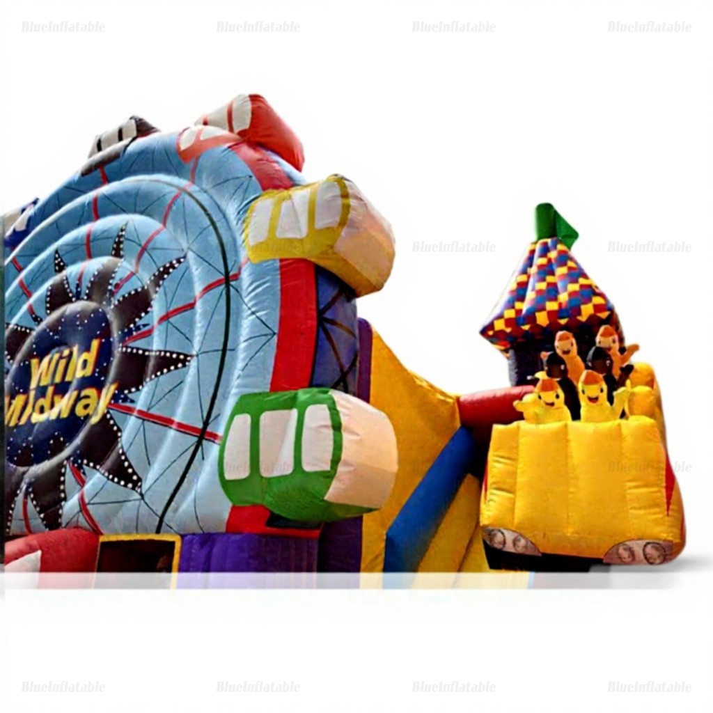 Commercial Inflatable Water Slide Bounce House Combo - Image 2