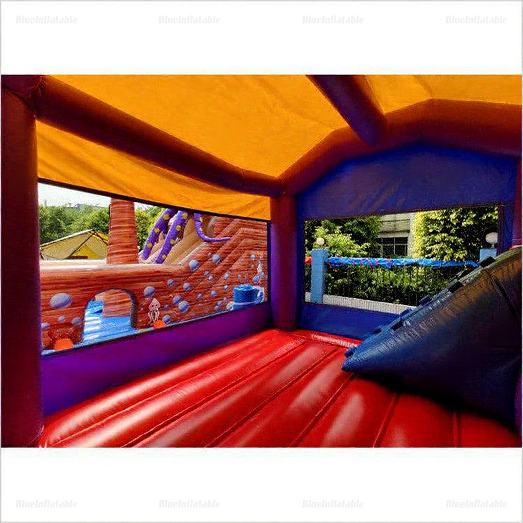 Commercial Inflatable Water Slide Bounce House Combo - Image 4