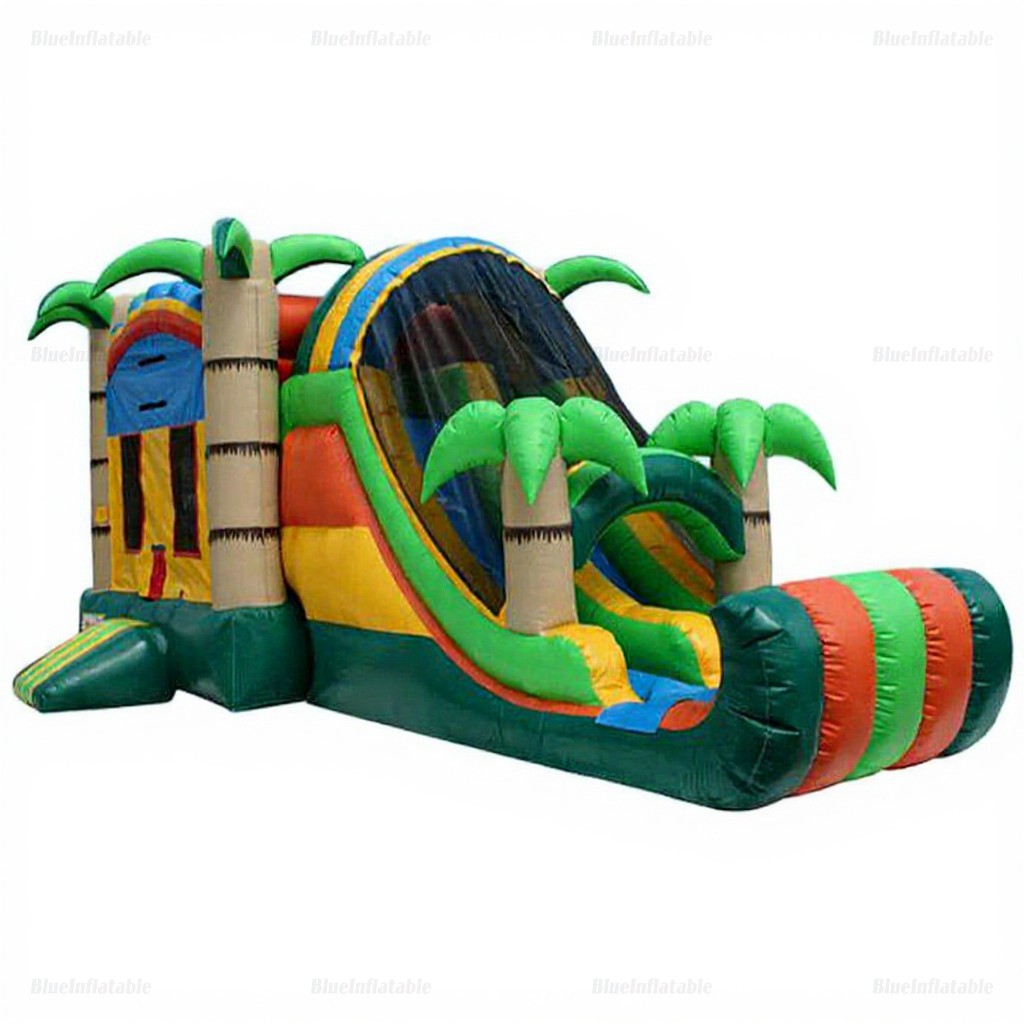 Tropical Inflatable Water Slide & Bouncer Combo - Image 2