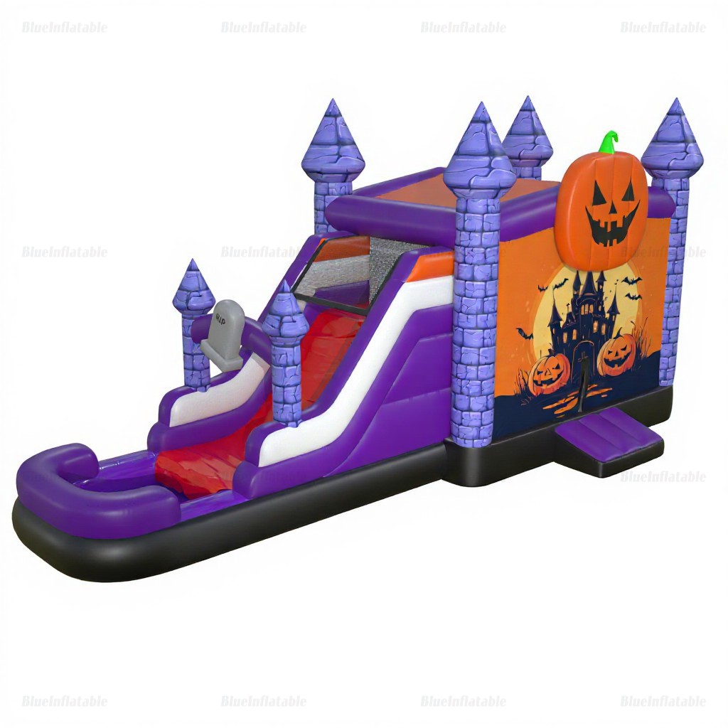 Halloween Bounce House & Water Slide Combo Rental - Image 7