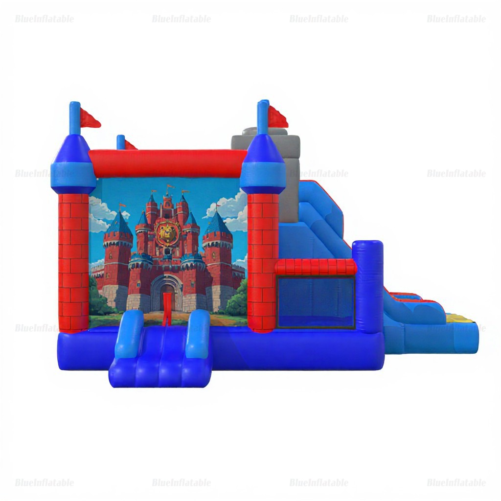 Giant Castle Combo Inflatable Slide & Bounce House Hire - Image 5