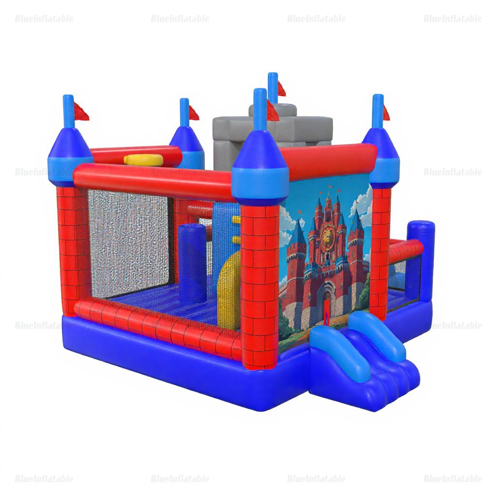 Giant Castle Combo Inflatable Slide & Bounce House Hire - Image 6