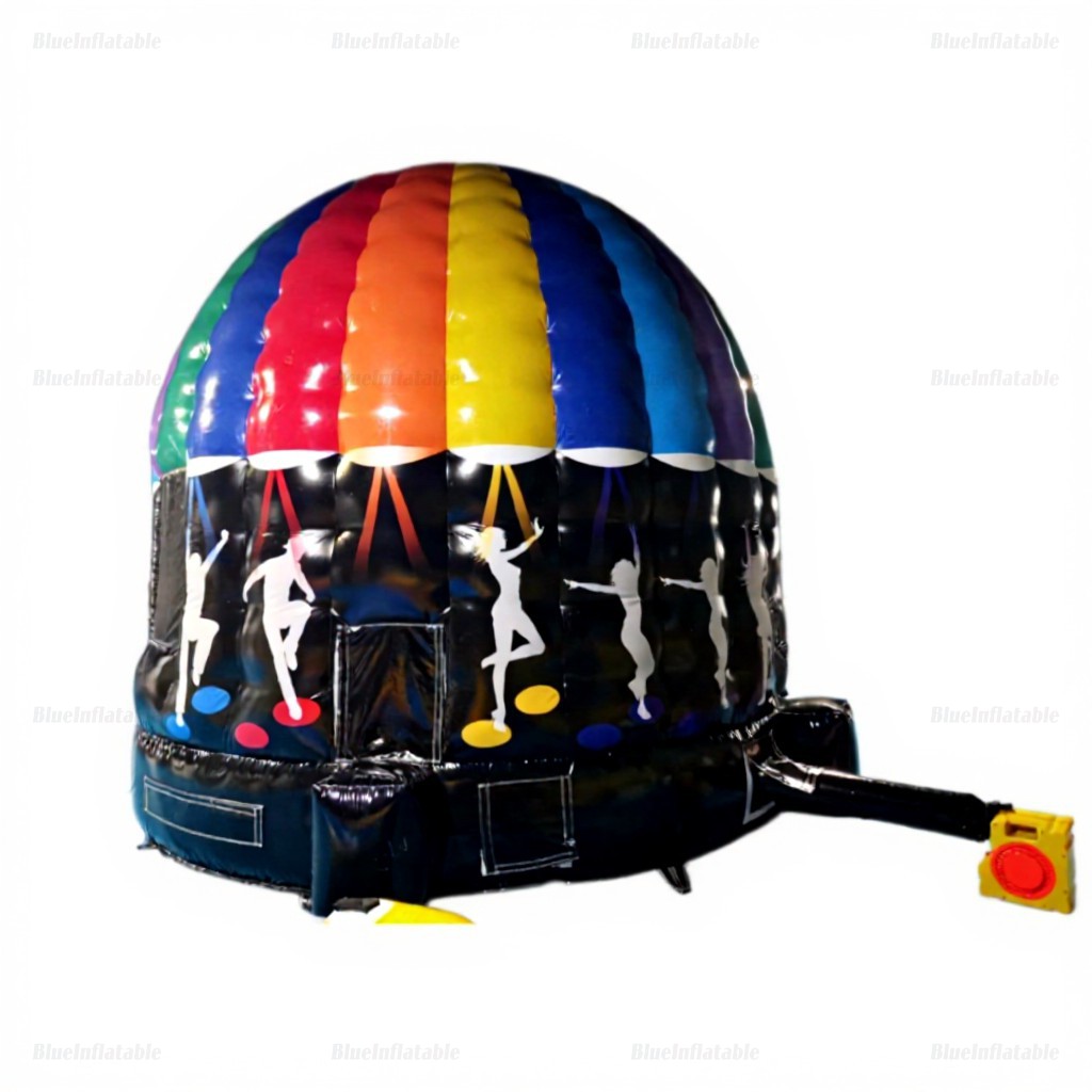 Inflatable Music Bounce Castle with Disco Lights