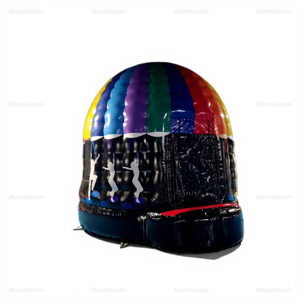 Inflatable Music Bounce Castle with Disco Lights - Image 3