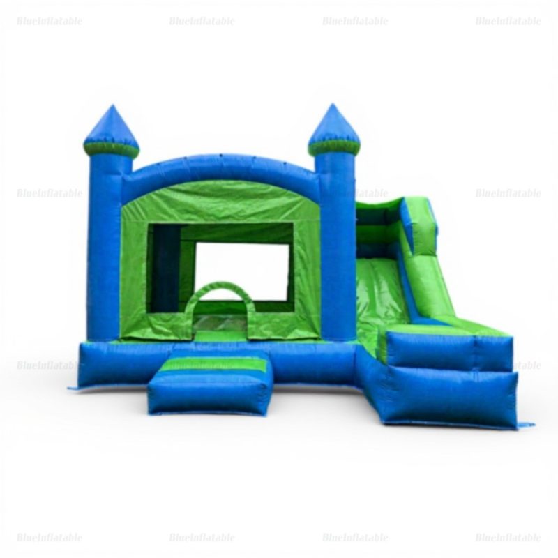 Green Inflatable Indoor Bouncy Castle
