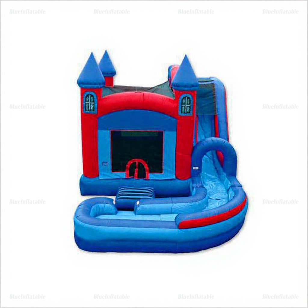 Castle Combo Inflatable Bounce House with 0.55mm PVC - Image 2