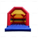 Colorful Inflatable Bounce House Slide for Kids Parties