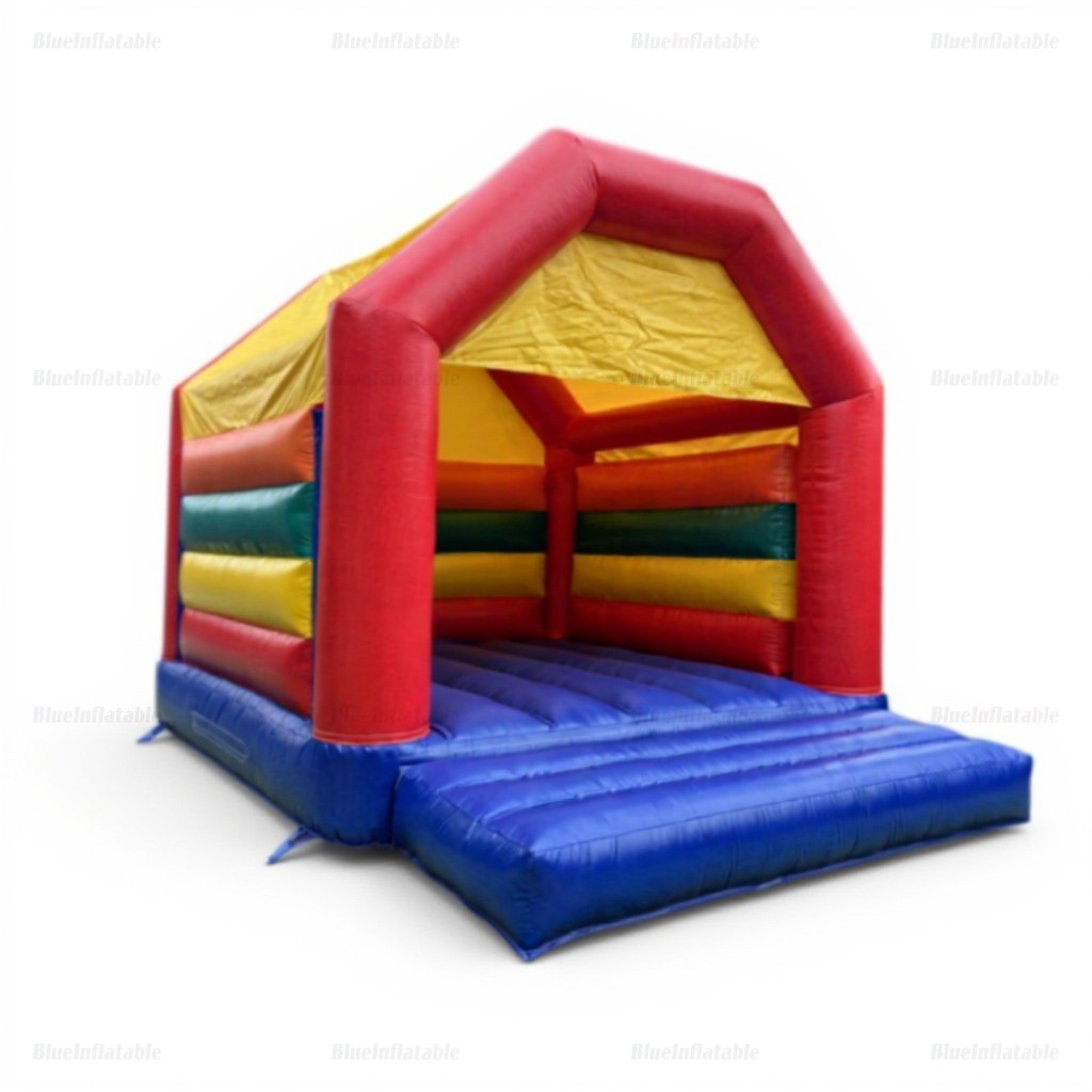 Colorful Inflatable Bounce House Slide for Kids Parties - Image 3