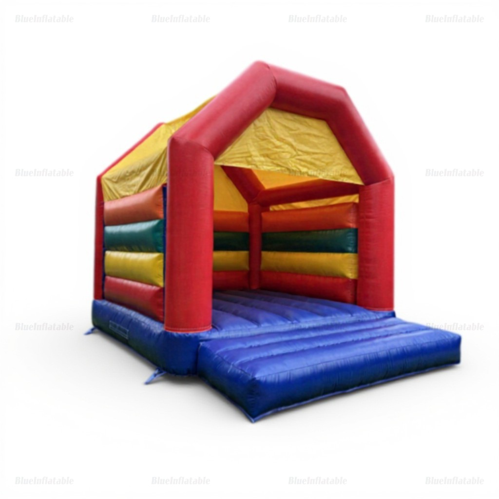 Colorful Inflatable Bounce House Slide for Kids Parties - Image 4