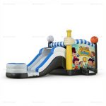 Inflatable Water Slide & Bounce House Combo