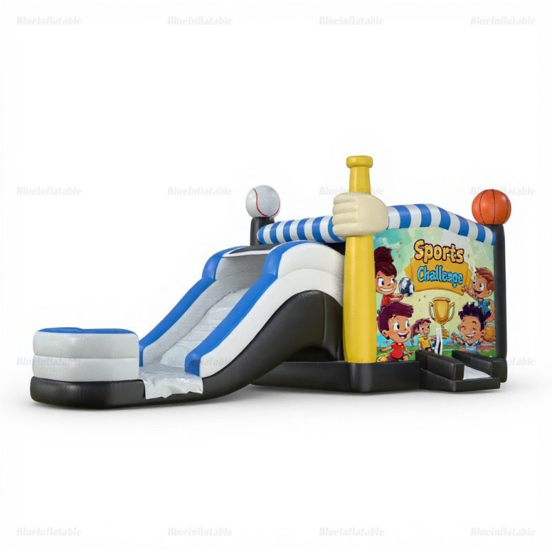 Inflatable Water Slide & Bounce House Combo