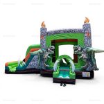 Dinosaur Inflatable Bounce House with Slide