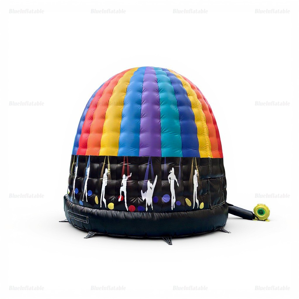 Inflatable Disco Dome Bounce House with Music - Image 2