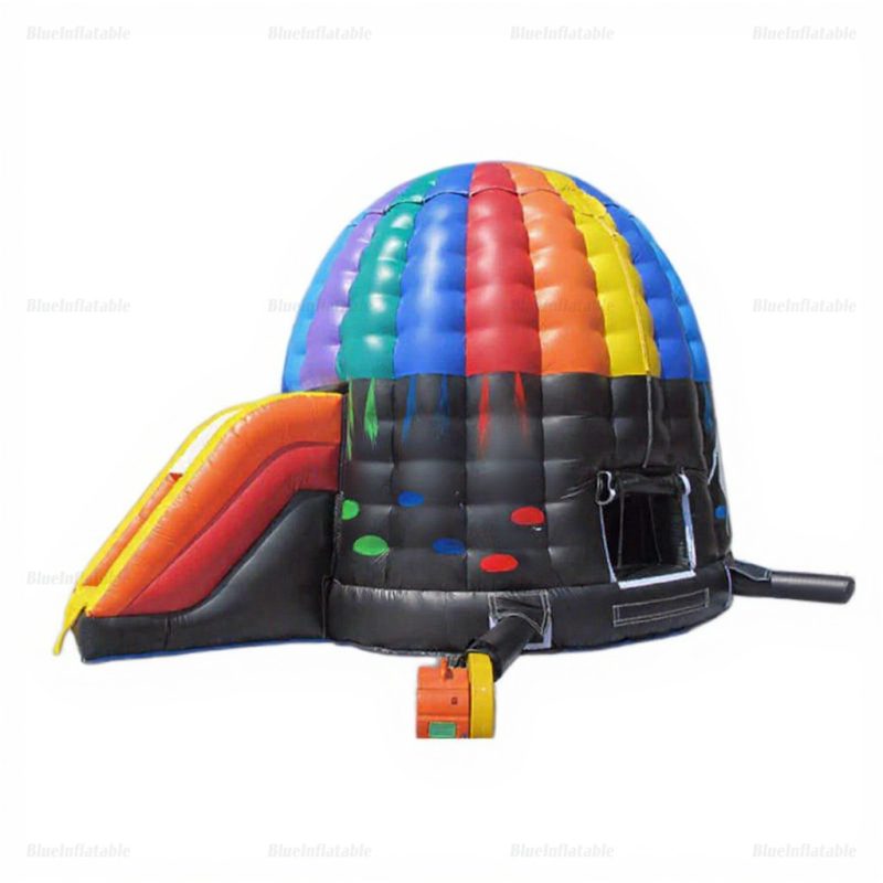 Disco Inflatable Bounce House with Slide