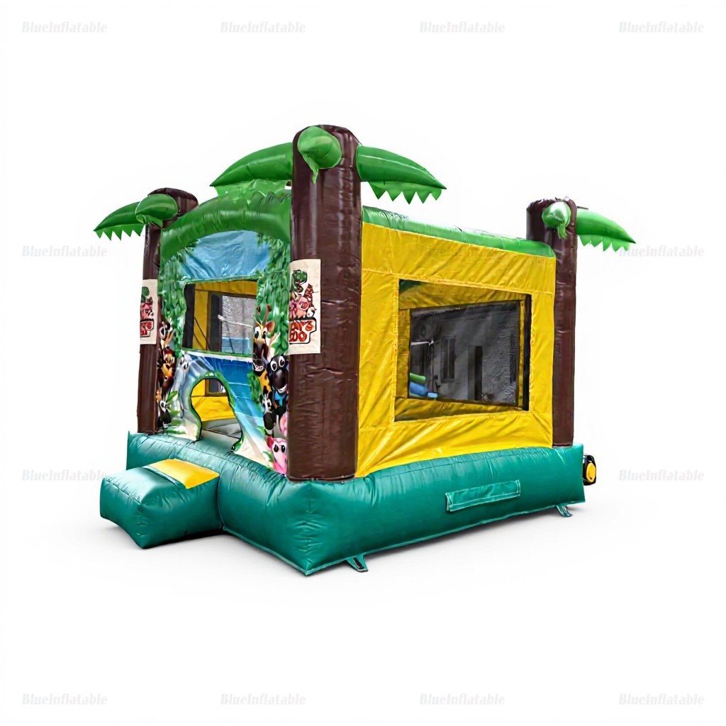 Safari Jungle Inflatable Bounce House for Rent - Image 2