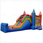 Customizable Colorful Inflatable Water Slide for Home