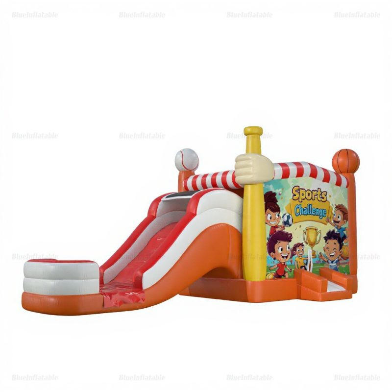 Inflatable Water Slide & Bounce House Combo Rental