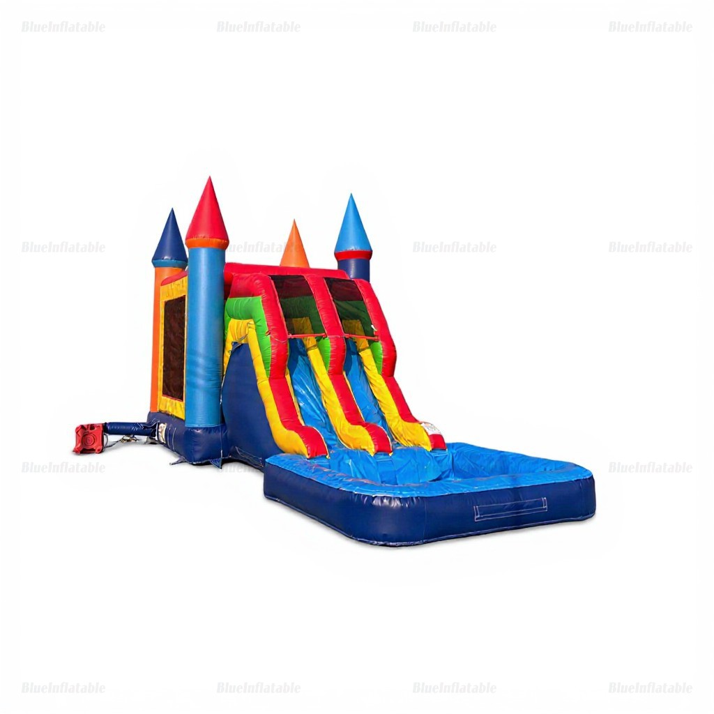 Double Slide Inflatable Water Bounce House Playground - Image 6