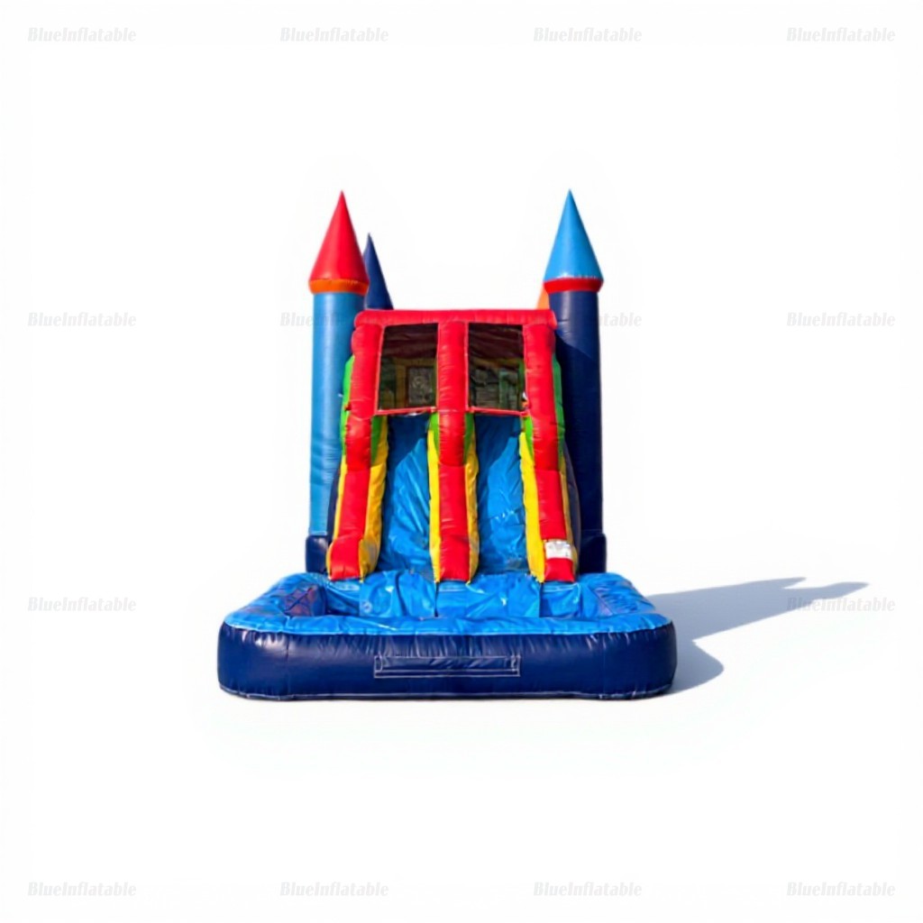 Double Slide Inflatable Water Bounce House Playground - Image 7