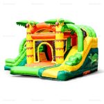 Jungle Bouncy Castle with Slide Combo