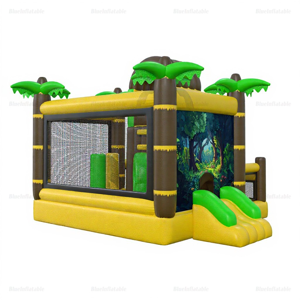 Jungle Adventure Double Slide Bounce House Combo - Image 3