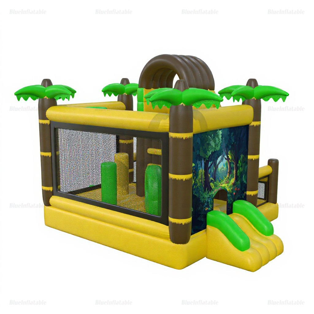 Jungle Adventure Double Slide Bounce House Combo - Image 6