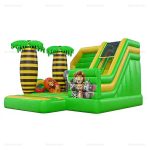 Jungle Inflatable Bounce and Slide Outdoor Playhouse