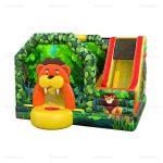 Jungle Lion Inflatable Bounce House with Slide Rental