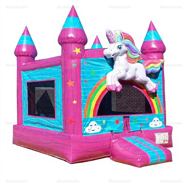 Magic Unicorn Inflatable Bounce House for Parties