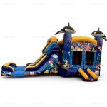 Mermaid Wet & Dry Bounce House Water Slide Combo