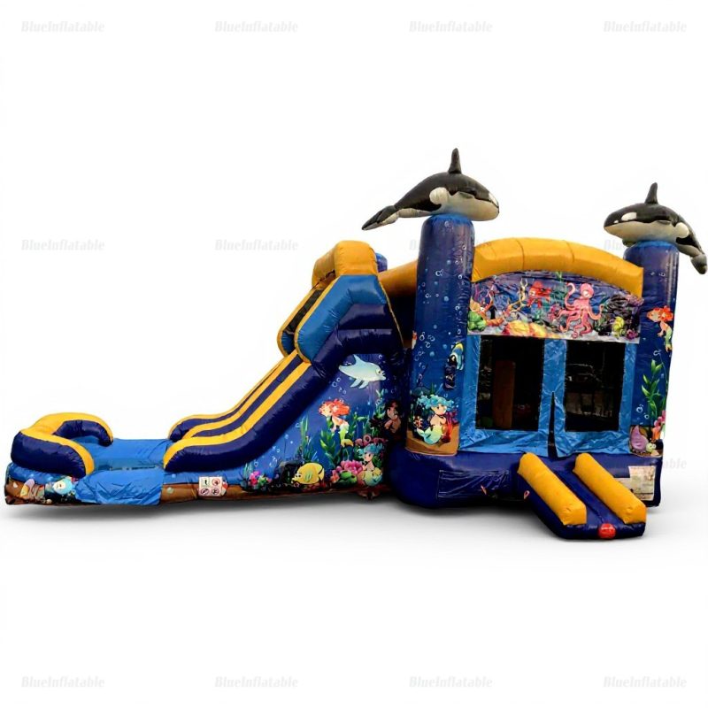 Mermaid Wet & Dry Bounce House Water Slide Combo