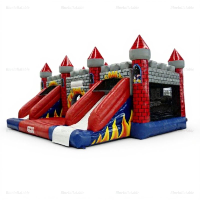 Volcano Inflatable Bouncy Castle Combo