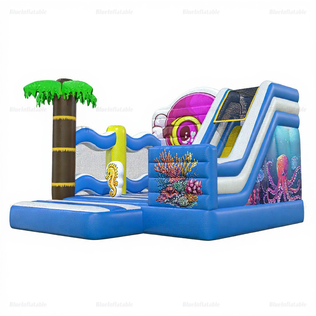Ocean Play Inflatable Bouncer & Slide Rental - Image 3
