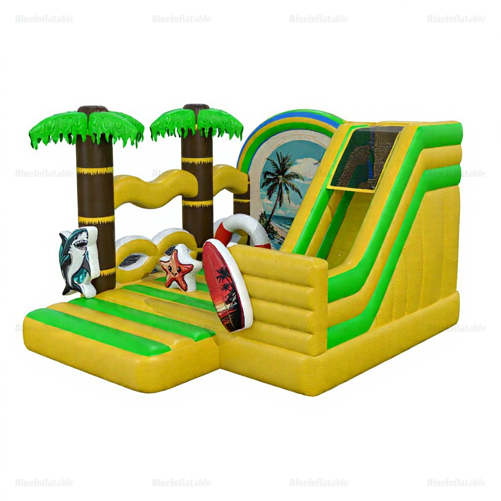 Ocean Vibes Inflatable Bounce and Slide Combo Rental - Image 2