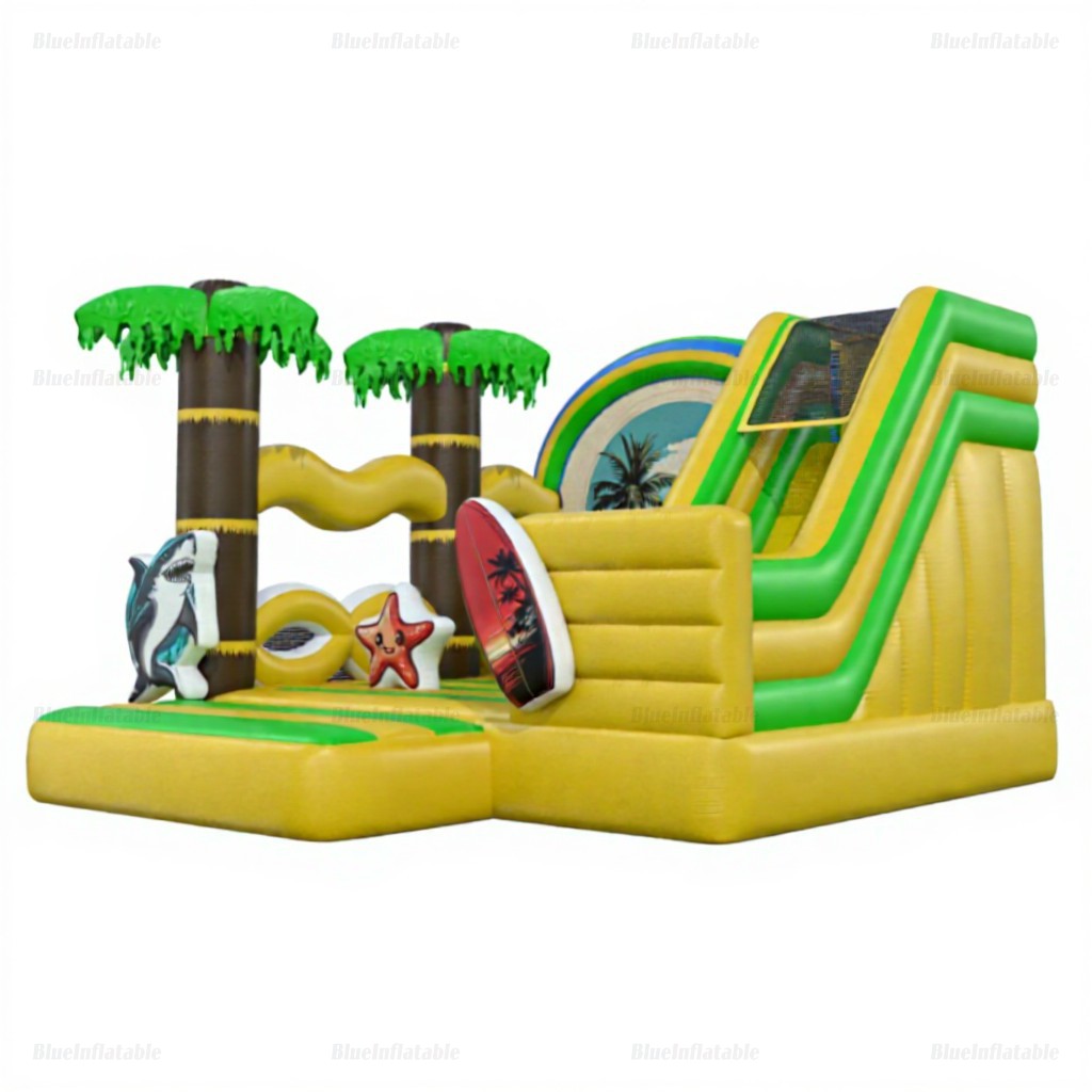 Ocean Vibes Inflatable Bounce and Slide Combo Rental - Image 3