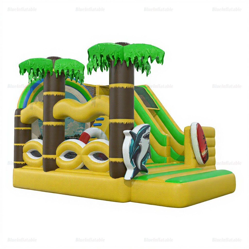 Ocean Vibes Inflatable Bounce and Slide Combo Rental - Image 4